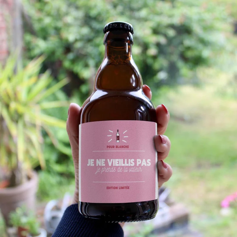 Bière je prends de la valeur - femme