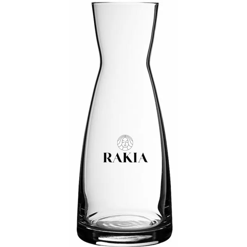 Ypsilon 100cL - Carafe en verre personnalisée pour eau ou vin