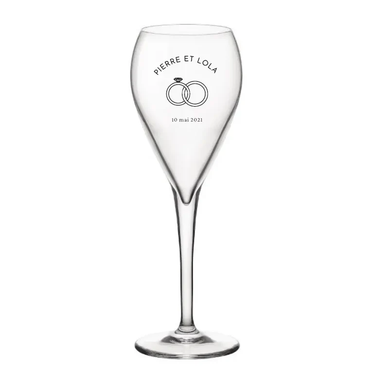 Verrerie - Flutes de champagne personnalisées
