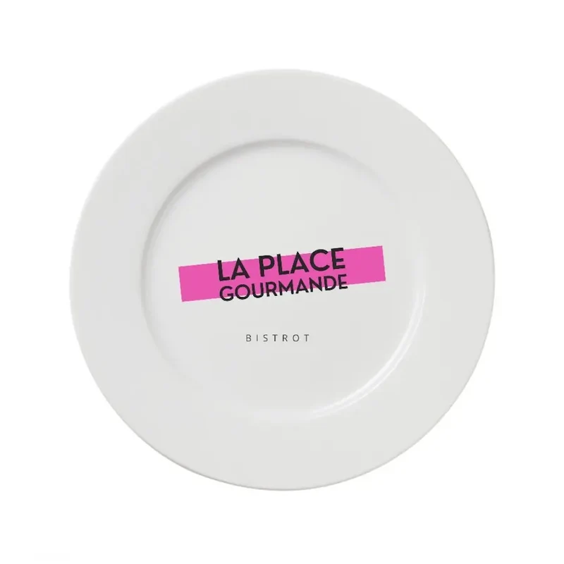 Vaisselle - Assiettes plates personnalisées