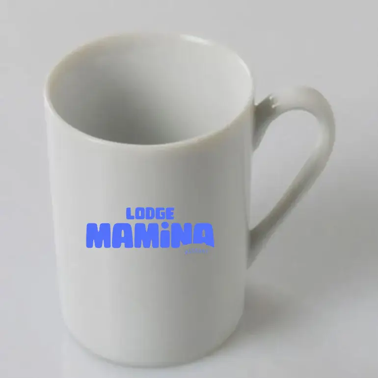 Petite tasse à café porcelaine personnalisée 8cl - ÉLÉGANCE
