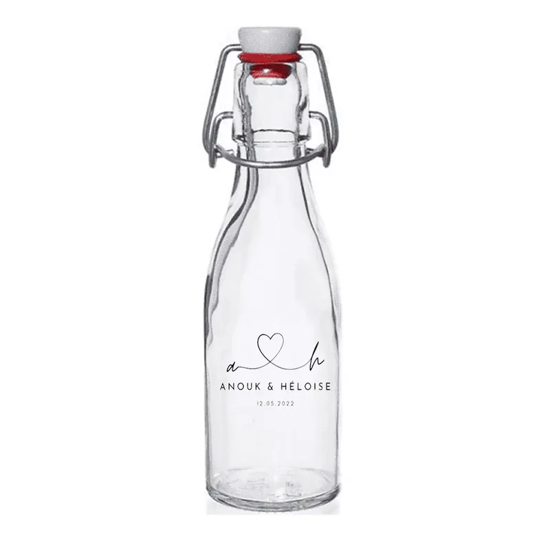 Swing 12.5cL- Fiole en verre personnalisée mariage