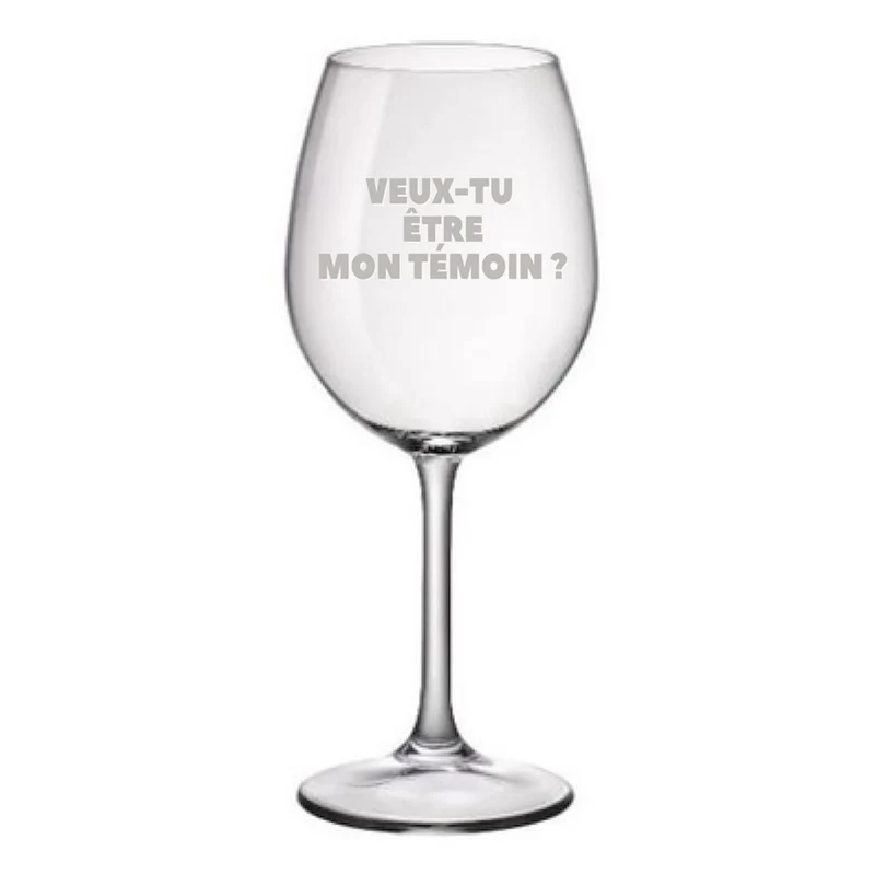 Verre à vin personnalisé 24cL