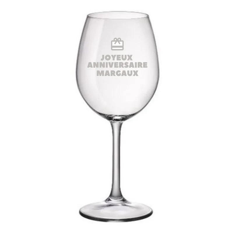 Verre à vin personnalisé 19cL