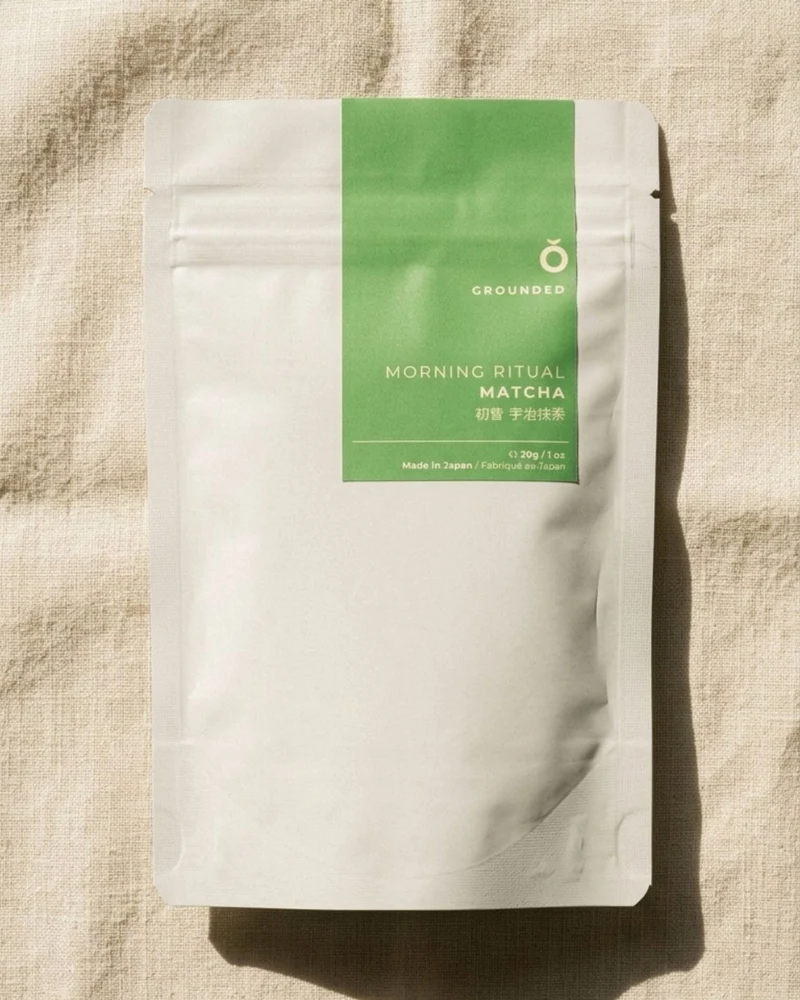 Matcha Morning Ritual Grounded Capbreton | thé matcha cérémonie japonais Uji