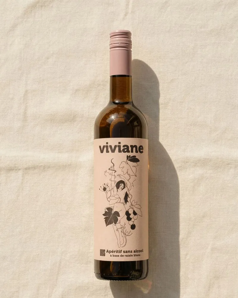 Viviane — 0bis | Apéritif sans alcool floral et verjus, bio, France, 75 cl