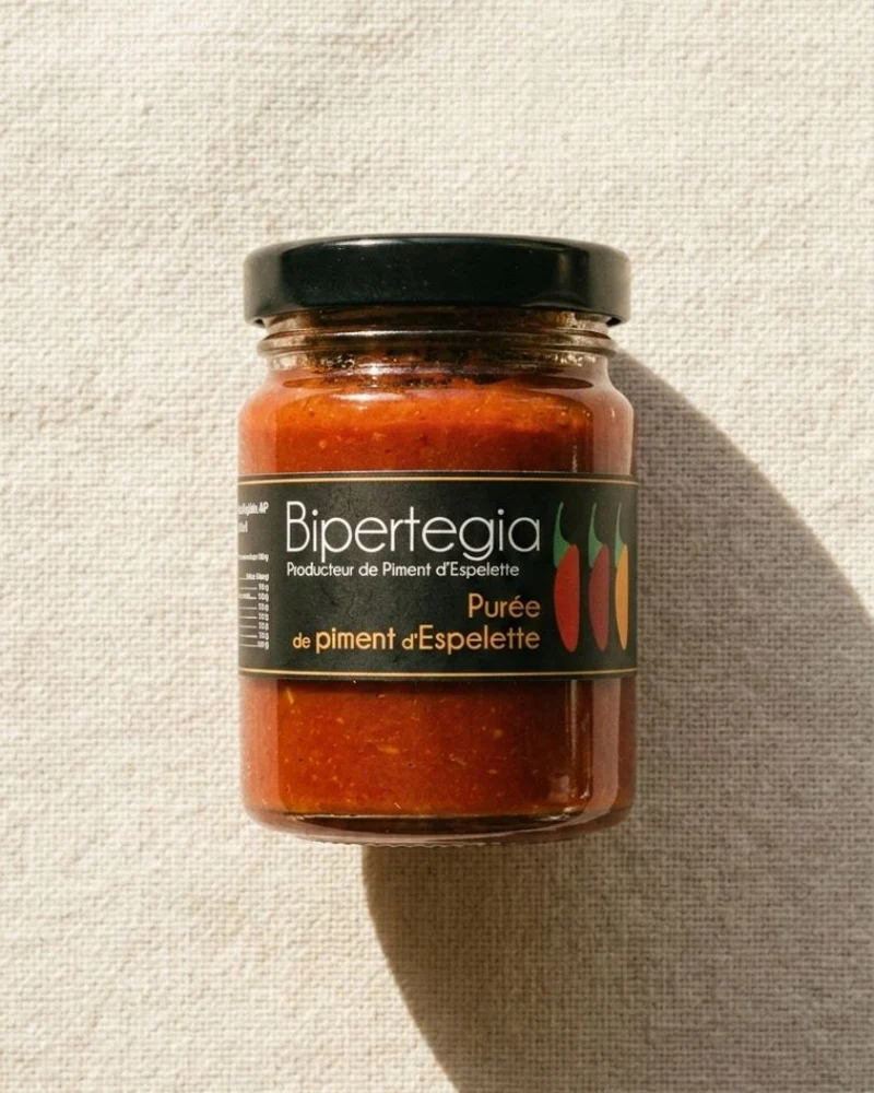 Purée de piment d’Espelette Bipertegia 90 g – condiment basque authentique