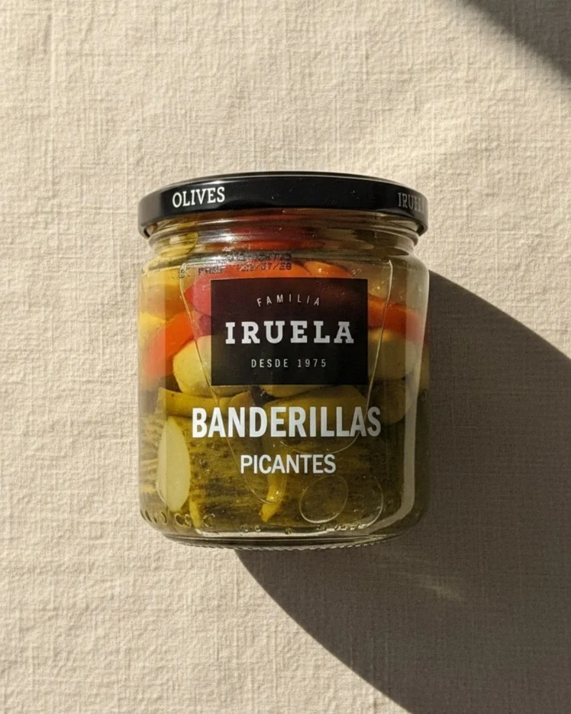 Banderillas Picantes Iruela – brochettes de légumes marinés piquants façon tapas