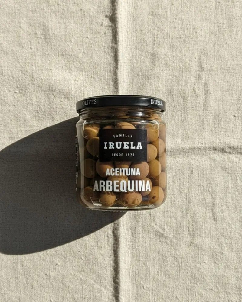Olives Iruela Arbequina – olives espagnoles naturelles variété Arbequina