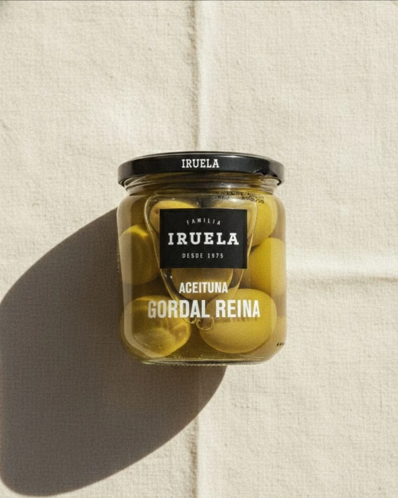 Olives Iruela Gordal Reina – grandes olives vertes espagnoles tradition tapas