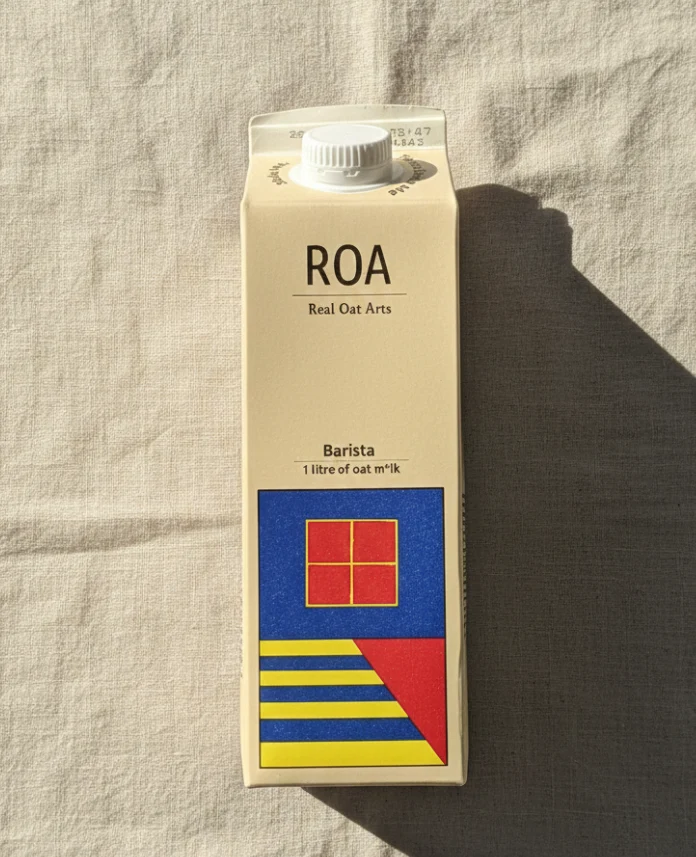 Lait d’avoine barista ROA Real Oat Arts 1L – idéal cappuccino et latte art