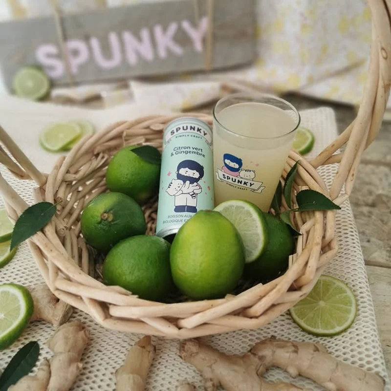Citron vert et Gingembre - Spunky