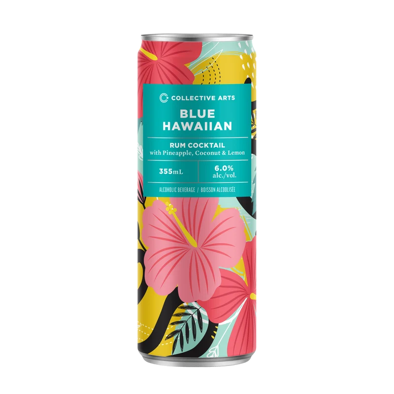 Blue Hawaiian Tropical Cocktail
