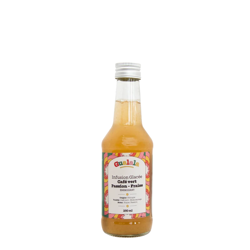 Infusion glacée bio - Café vert Passion Fraise - Gualala