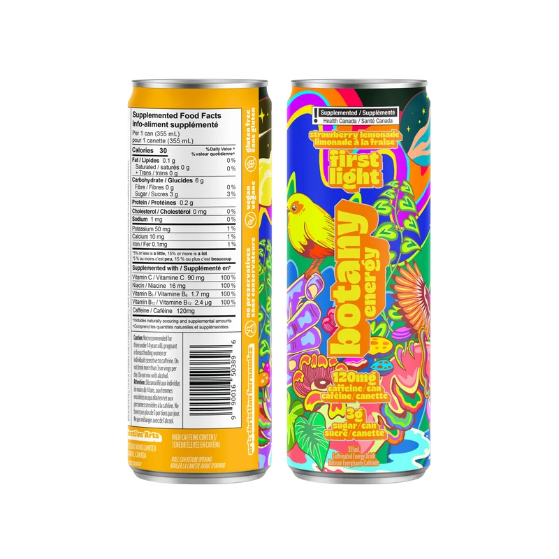 Botany Energy First Light Strawberry Lemonade