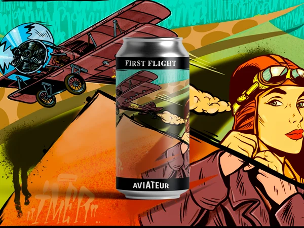 First Flight - Bière Blonde Hoppy Pale Ale - Can 44cl - 5,6%