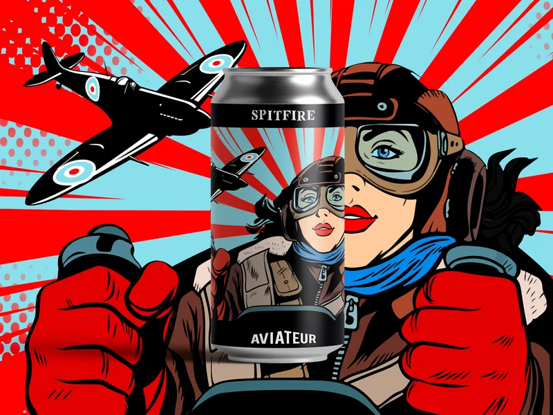 Spitfire - Bière Double IPA - Can 44 cl