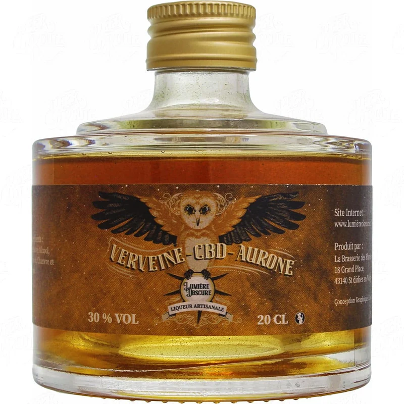 Lumière Obscure : Verveine CBD Aurone 20cl empilable