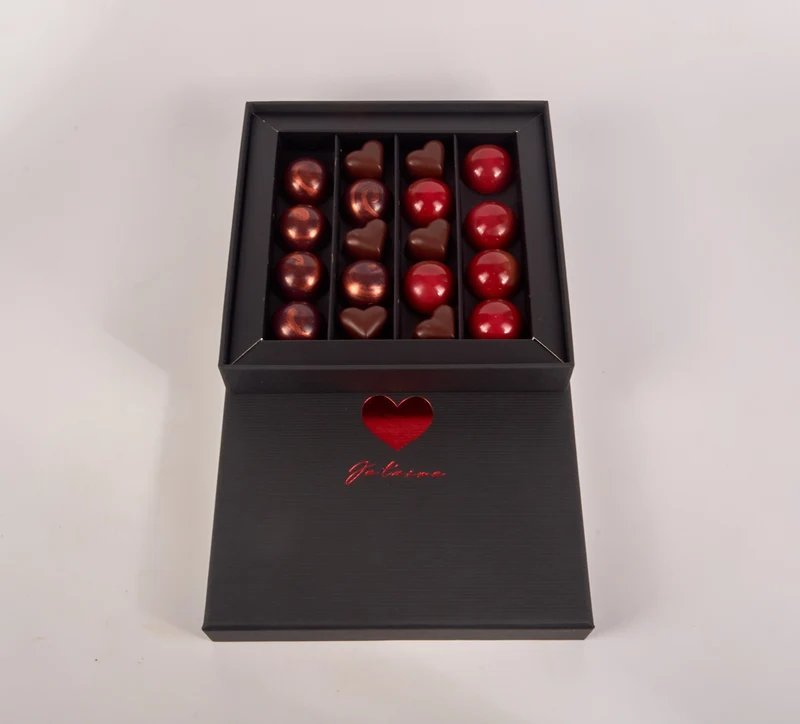 Coffret Saint Valentin boite de 16 Chocolats