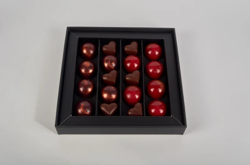 Coffret Saint Valentin boite de 16 Chocolats