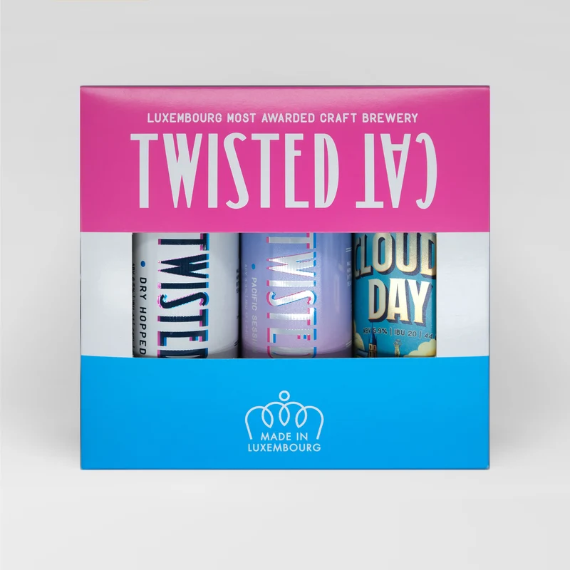 Gift box with 6 mixed cans