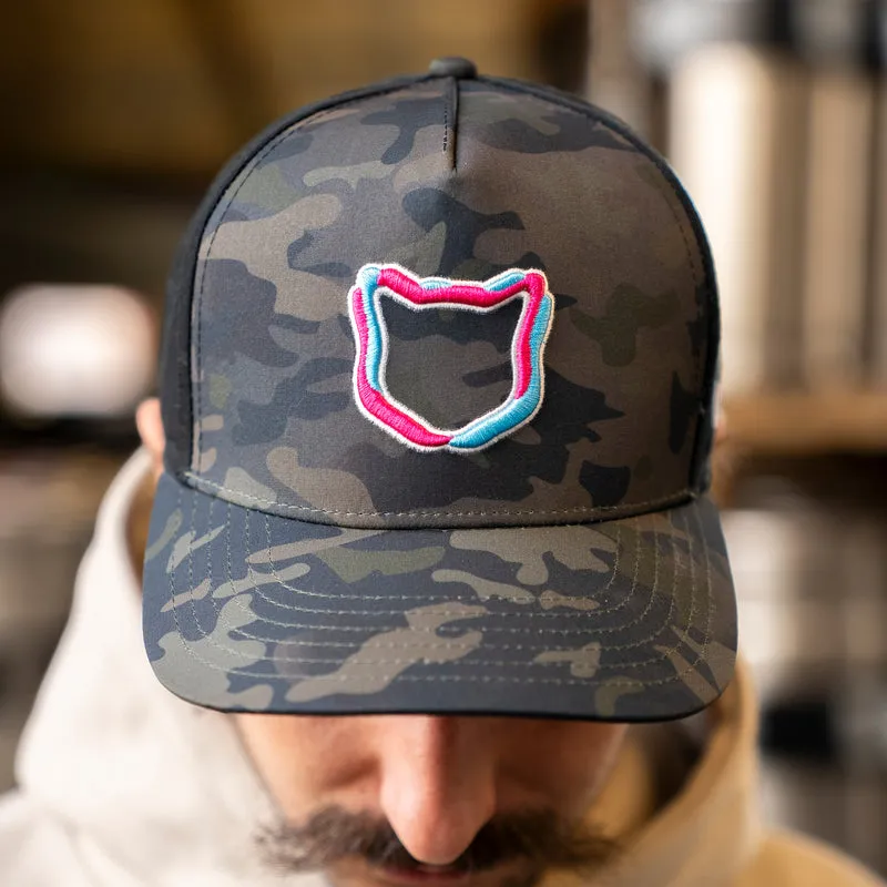 MID CROWN 5-PANEL TWILL CAP