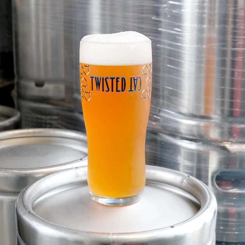Twisted Cat Pint Glass