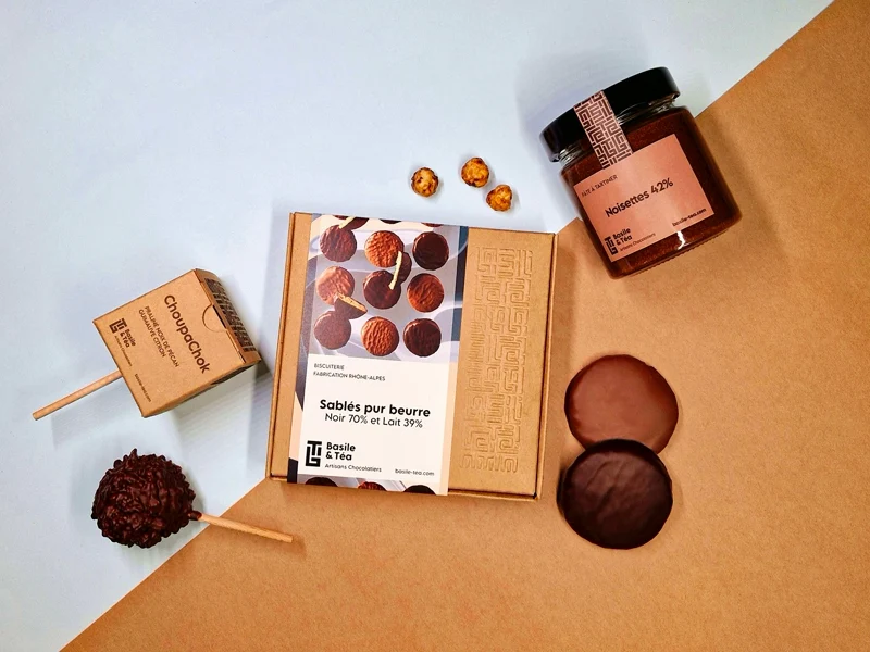 Coffret Pâte à tartiner & Sablés purs beurre 405g