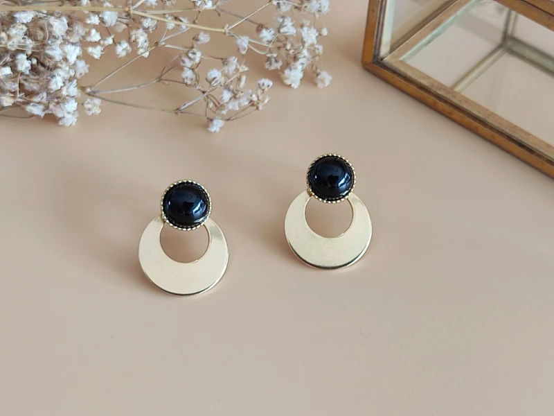 Boucles d'oreilles 3en1 L'Aventurière