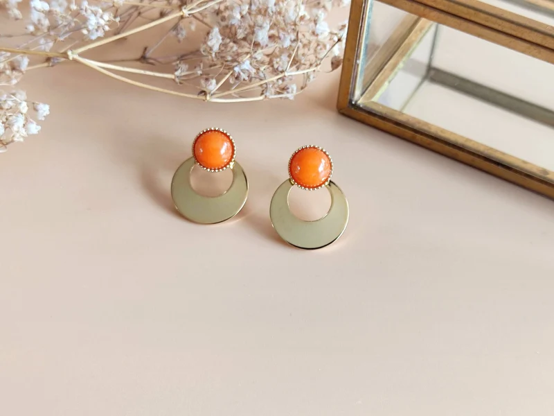 Boucles d'oreilles 3en1 L'Aventurière