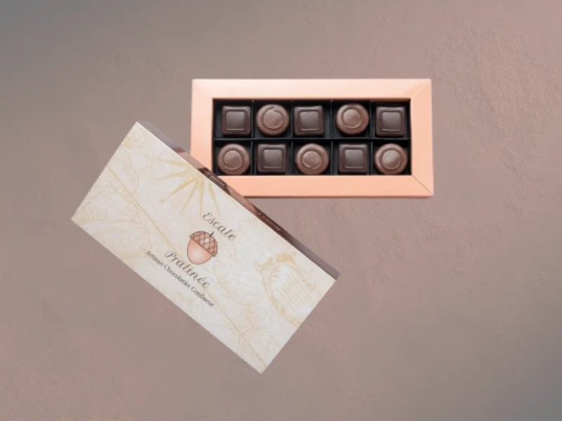 Coffret gourmand d’exception : pralinés, pâtes de fruits et chocolats fins