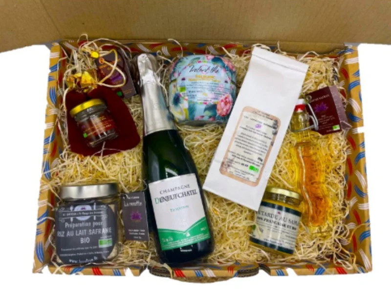 Coffret Champagne et Safran