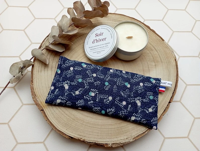 Masque de relaxation et bougie