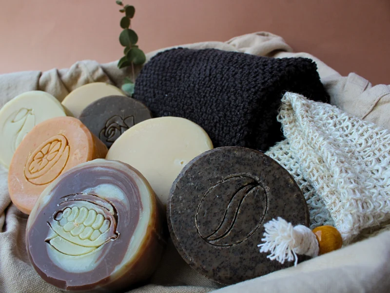 Coffret 6 savons et leur pochon