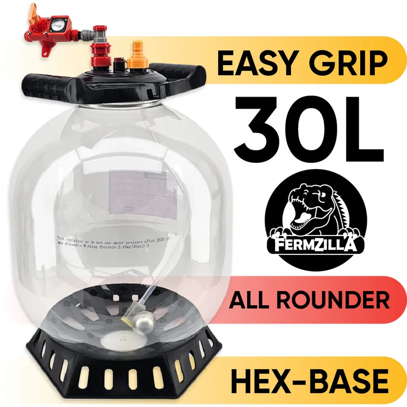 FERMZILLA ALL ROUNDER EASY-GRIP 30L - KIT FERMENTATION SOUS PRESSION