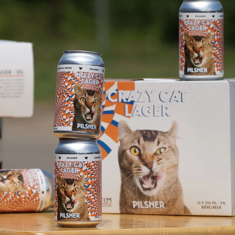 Crazy Cat Lager (12 x 355ml)