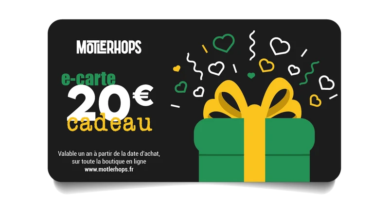 E-carte cadeau MotlerHops - Le cadeau idéal pour brasseur