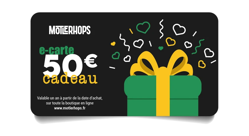 E-carte cadeau MotlerHops - Le cadeau idéal pour brasseur