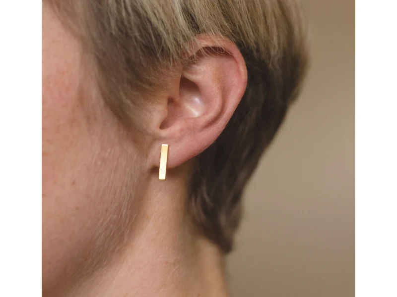 Boucles d'oreille Barre Minimalistes