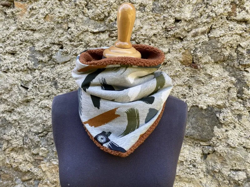 Snood triangle adulte à enfiler