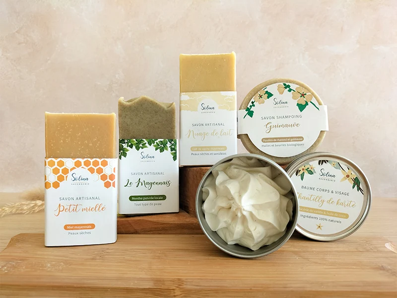Coffret 3 savons, 1 shampoing & 1 chantilly karité - non parfumé