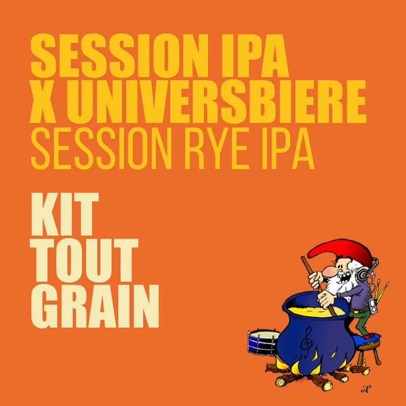 SESSION RYE IPA X UNIVERSBIERE - KIT BIÈRE TOUT-GRAIN