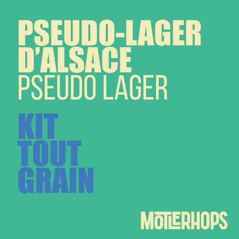PSEUDO-LAGER D'ALSACE - KIT BIÈRE TOUT-GRAIN