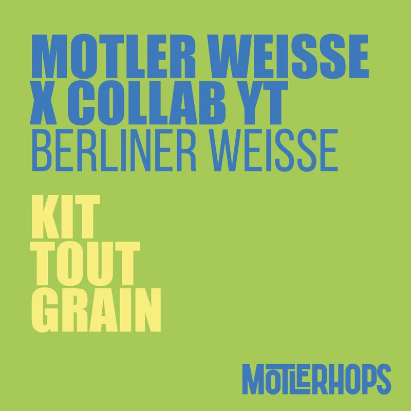 MOTLER WEISSE - BERLINER WEISSE - KIT BIÈRE TOUT-GRAIN