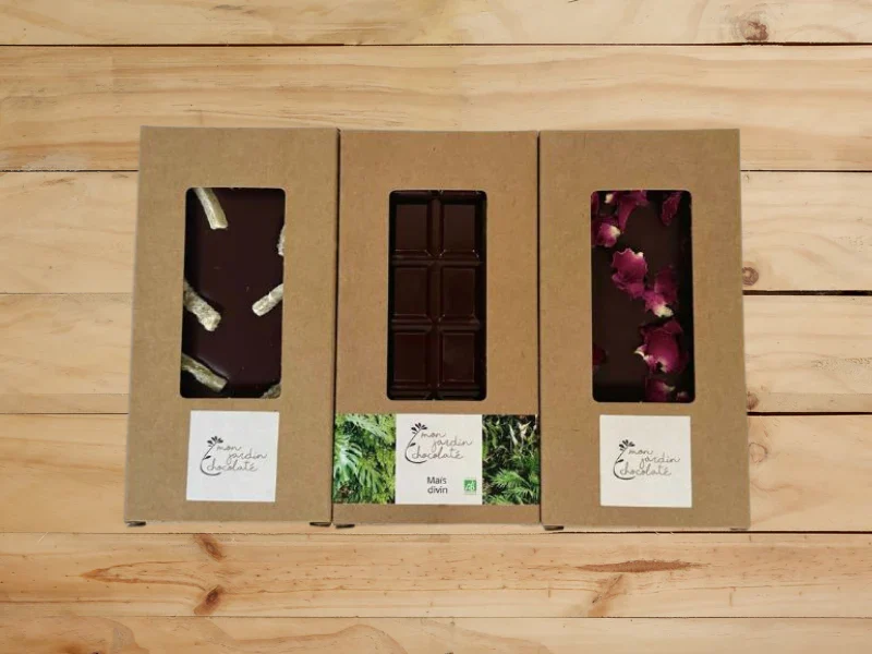 Coffret 3 tablettes de chocolats Bio