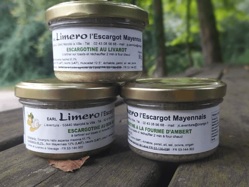 Assortiment d'escargotines