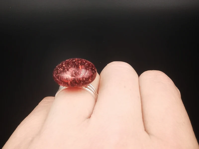 Bague en verre