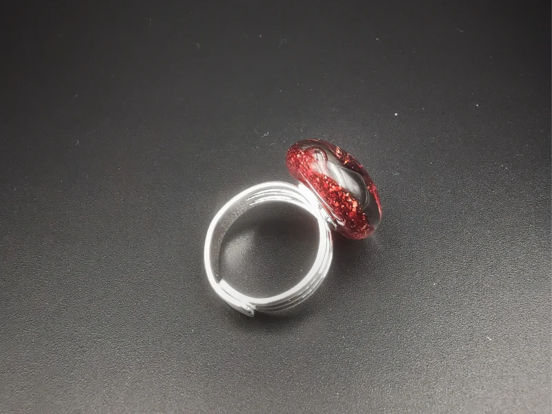 Bague en verre