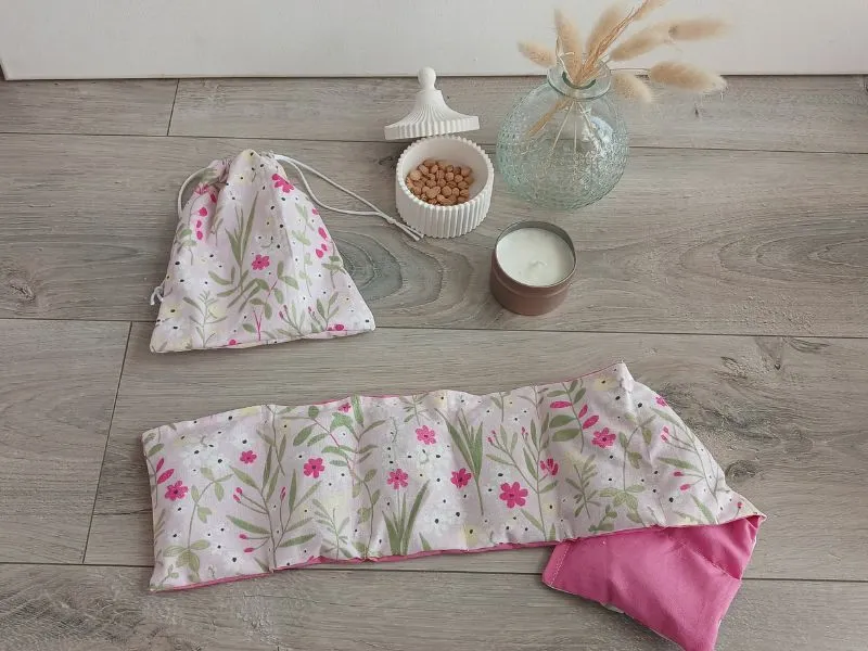Bouillotte sèche aux noyaux de cerise