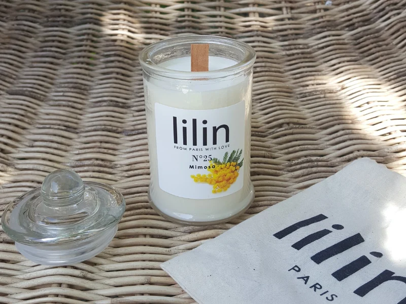 Bougie 100% naturelle et diffuseur à tiges par capillarité